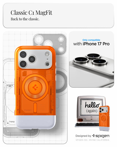 Spigen iPhone 17 Pro Case - Classic C1 (MagFit)